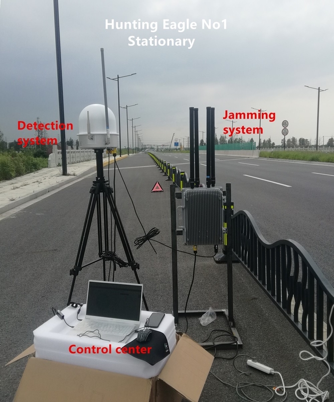 Regenfestes Anti-Drohnen-Gerät Fahrzeugmontiertes und stationäres System